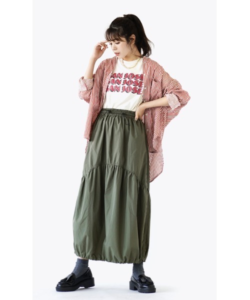 「e-zakkamania stores」 スカート M カーキ レディース_画像6