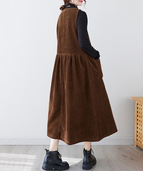 ジャンパースカート コーデュロイ素材ジャンパースカート : ZOZOTOWN