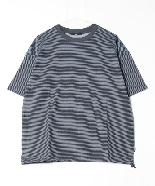 「SHIPS」 半袖Tシャツ MEDIUM チャコールグレー メンズ_画像2