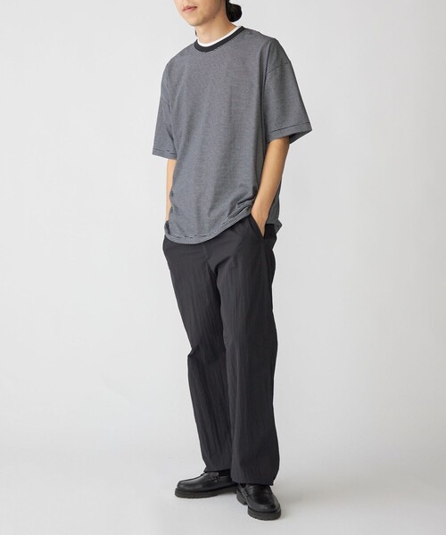 「SHIPS」 半袖Tシャツ MEDIUM チャコールグレー メンズ_画像4