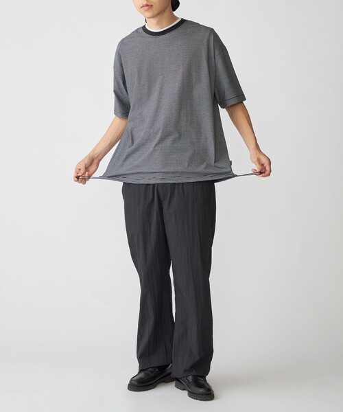 「SHIPS」 半袖Tシャツ MEDIUM チャコールグレー メンズ_画像9