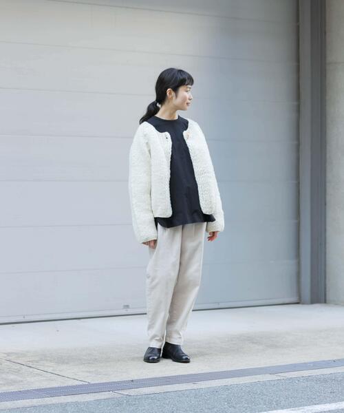 かぐれ カーディガン ペルートグルボタンカーディガン レディース