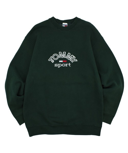 VINTAGE トレーナー スウェット 「USED」90's TOMMY HILFIGER ロゴ刺繍