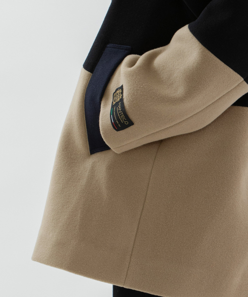 nop de nod（ノップドゥノッド） ステンカラーコート コート 二重織