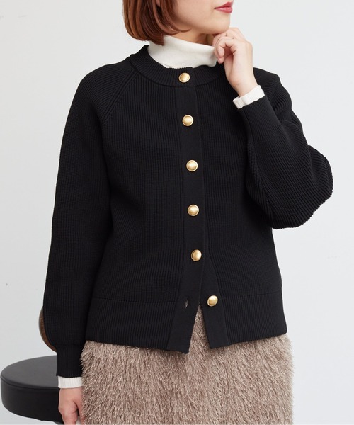 「Chez toi」 ニットカーディガン FREE アイボリー レディース_画像2