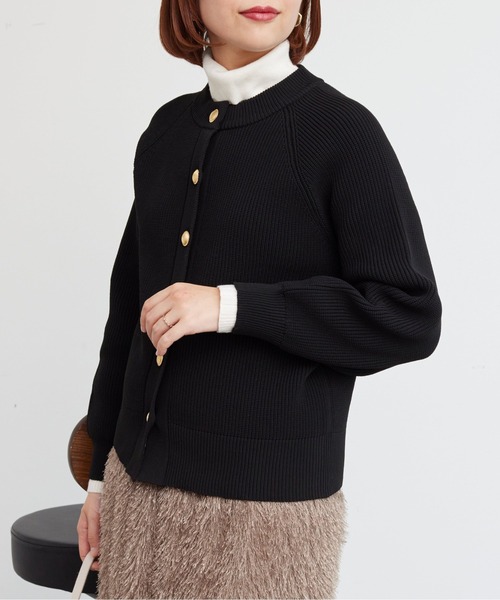 「Chez toi」 ニットカーディガン FREE アイボリー レディース_画像3