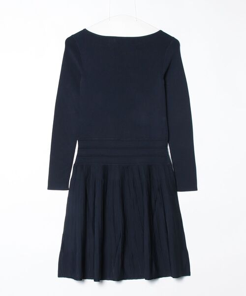 ラルフローレン　ハイネック リブニットドレス　プリーツワンピース ラルフローレン♡秋カラーハイネック リブニットドレスプリーツワンピース