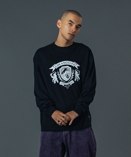 XLARGE（エクストラ ラージ） tシャツ LA FOOTBALL L/S TEE メンズ