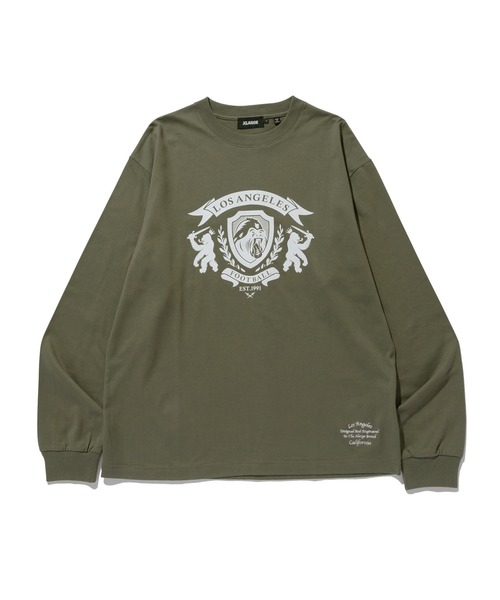 XLARGE（エクストラ ラージ） tシャツ LA FOOTBALL L/S TEE メンズ