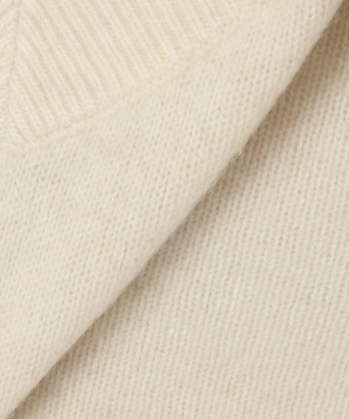 美品♡Noble ホワイト Vネックセーター 長袖 NOBLE（ノーブル） Vネックニット FREE ホワイト レディース