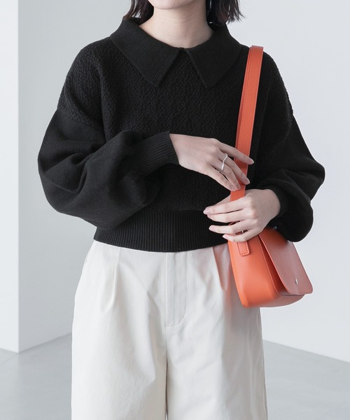 「BONLECILL」 長袖ニット FREE アイボリー レディース_画像4