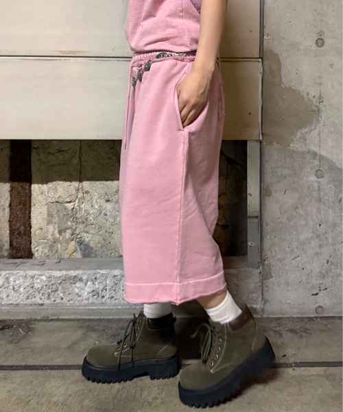 「sedacle girl」 ハーフパンツ LARGE チャコールグレー レディース_画像9