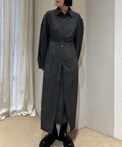 STYLEMIXER（スタイルミキサー） シャツワンピース レイヤードシャツ
