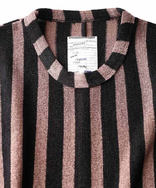 「SHAREEF」 7分袖Tシャツ 1 オレンジ メンズ_画像8