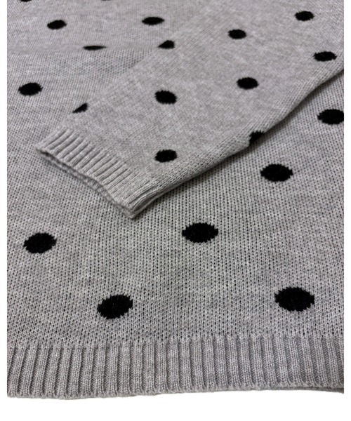 inst.ALL ニット セーター ドット柄ニットプルオーバー レディース