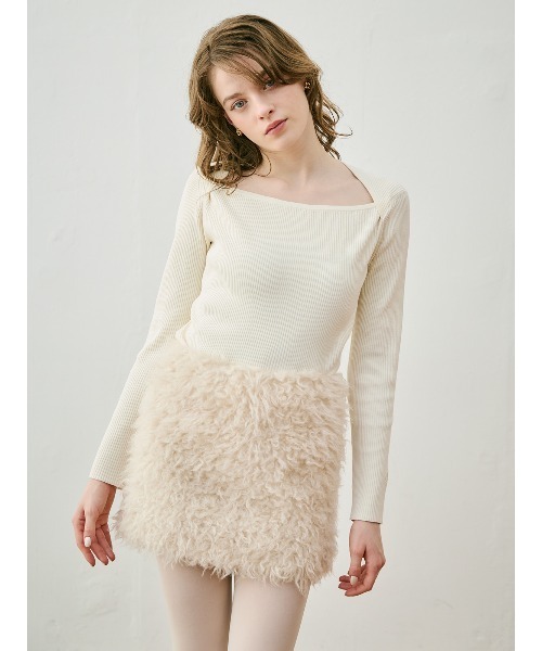 EIMY ISTOIRE（エイミーイストワール） ニット セーター ロゴモチーフ