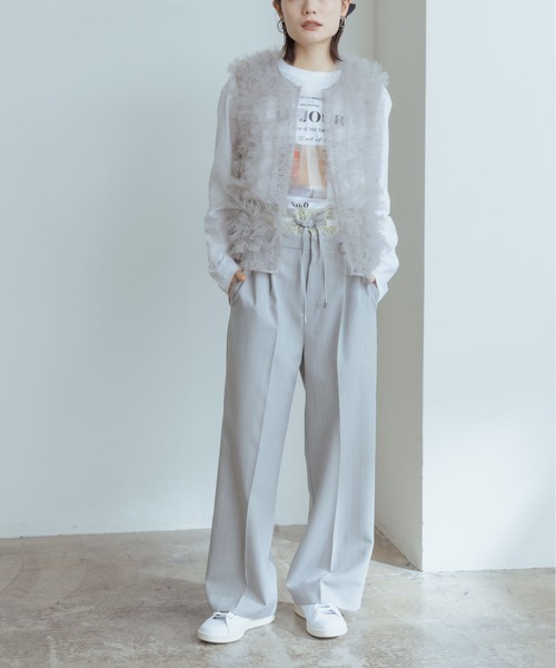 「Eimee Law」 長袖カットソー 38 ホワイト レディース_画像2