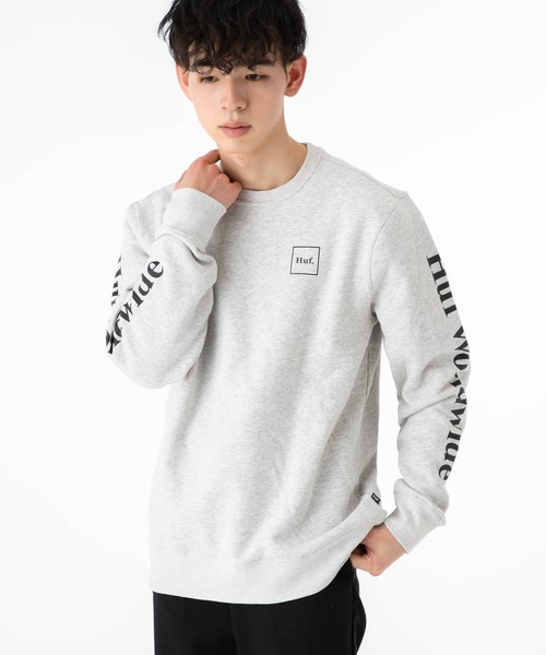 「HUF」 スウェットカットソー - ブラック メンズ_画像6