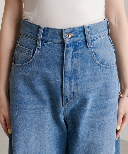 「COLLAGE GALLARDAGALANTE」 デニムパンツ TM ブルー レディース_画像7
