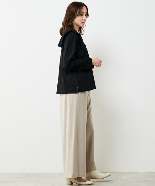 「MELROSE claire」 イージーパンツ 2 ネイビー レディース_画像2