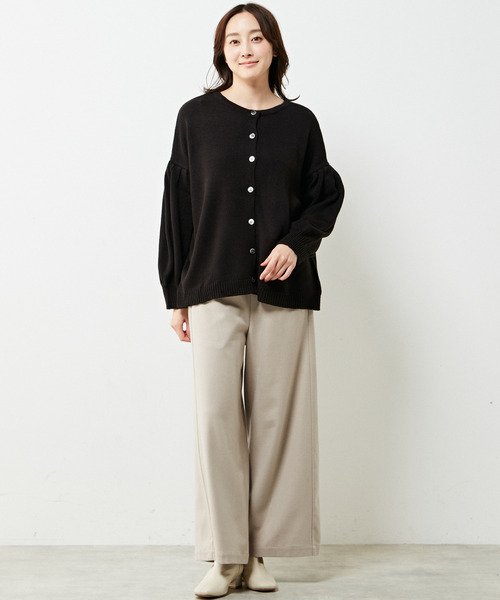 「MELROSE claire」 イージーパンツ 2 ネイビー レディース_画像6