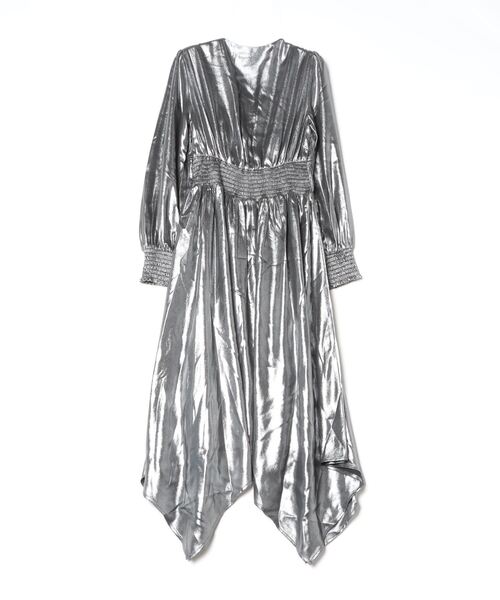 「ALLSAINTS」 長袖ワンピース 6 グレー系その他 レディース_画像2