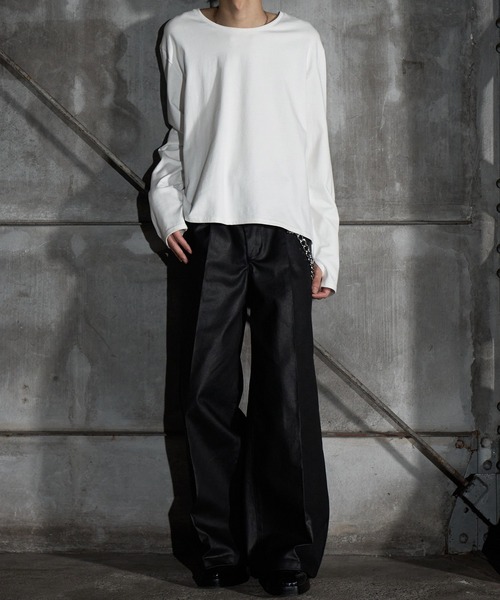 LANDNESS tシャツ 「LANDNESS/ランドネス」COMPACT U-NECK FINGER HOLE