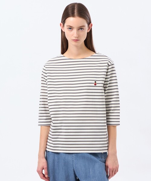 MACKINTOSH PHILOSOPHYバッキンガムベアバスクボーダーTシャツ MACKINTOSH PHILOSOPHY（マッキントッシュフィロソフィー） tシャツ