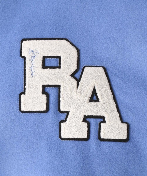 「repipi armario」 「KIDS」スタジャン LARGE ブルー キッズ_画像2