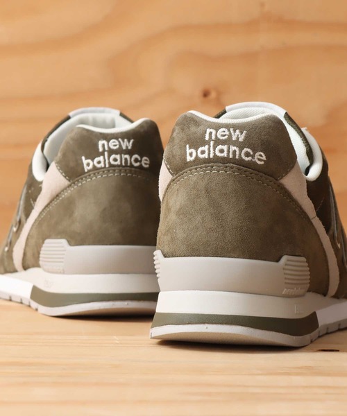 「New Balance」 ローカットスニーカー 26cm グリーン メンズ_画像4