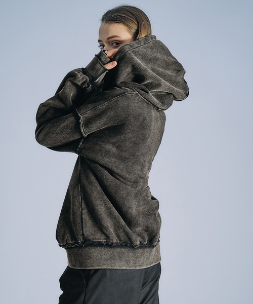 「selle glant」 ジップアップパーカー SMALL ブラック メンズ_画像5