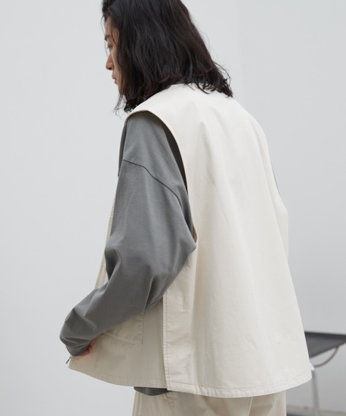 「WYM LIDNM」 ベスト S ダークグレー メンズ_画像3