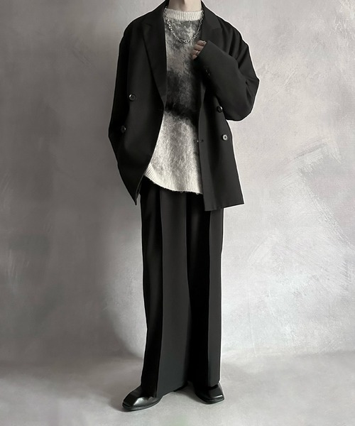 「SERACE」 長袖ニット S グレー メンズ_画像9