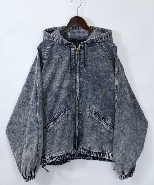 NOIZY デニムジャケット gジャン Vintage like denim hoodie