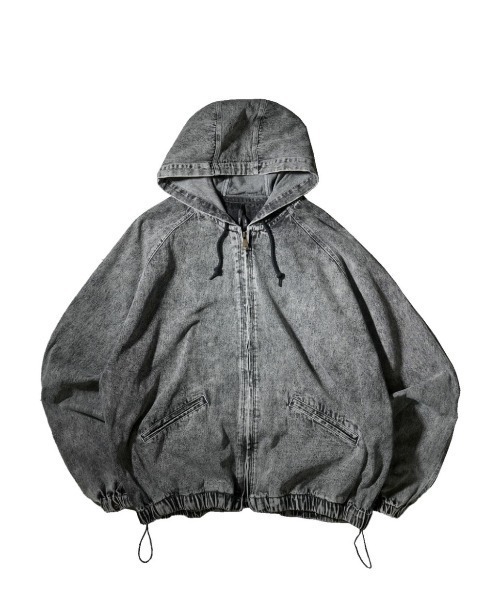 NOIZY デニムジャケット gジャン Vintage like denim hoodie