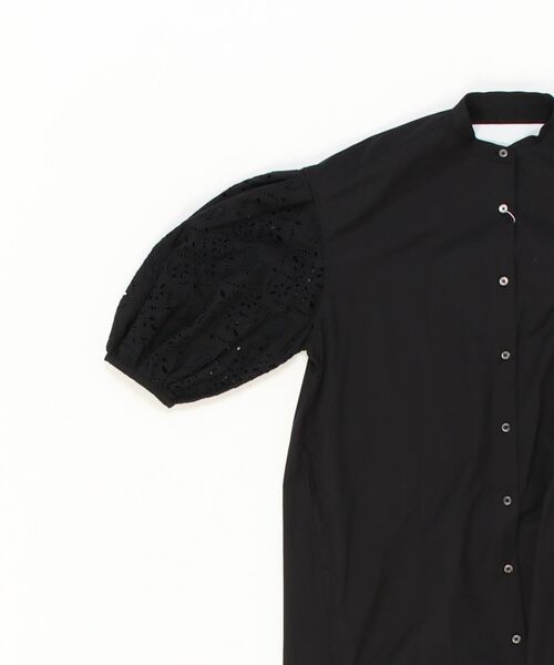 「TICCA」 7分袖ワンピース ONE SIZE ネイビー レディース_画像3