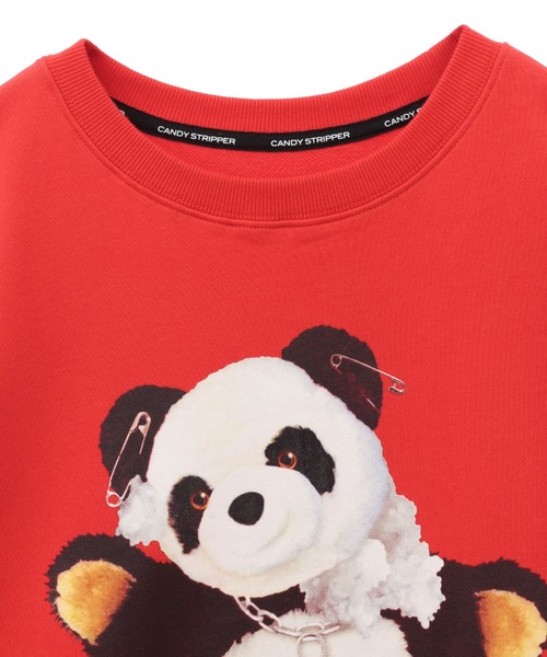 「Candy Stripper」 スウェットカットソー 2 ブラック レディース_画像3