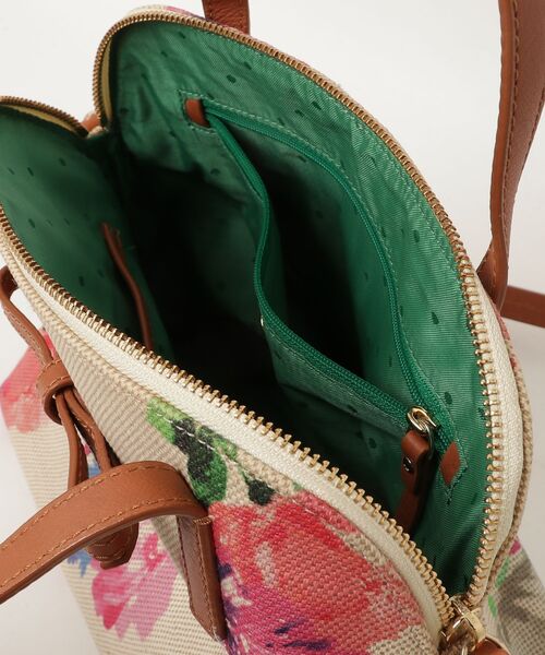 「kate spade new york」 花柄2WAYバッグ - ベージュ レディース_画像4