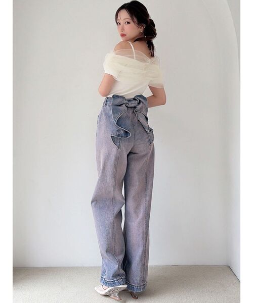 RESEXXY(リゼクシー) ジーンズ デニム デニムパンツ バックリボン RESEXXY(リゼクシー) ジーンズ デニム デニムパンツ バックリボン