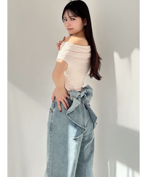 RESEXXY（リゼクシー） ジーンズ デニム デニムパンツ バックリボン