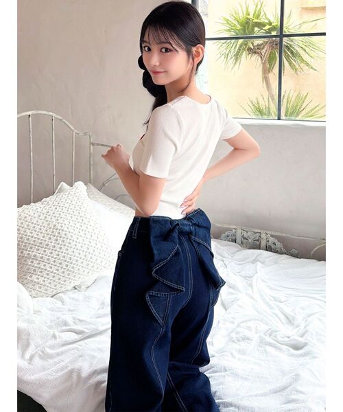 RESEXXY（リゼクシー） ジーンズ デニム デニムパンツ バックリボン