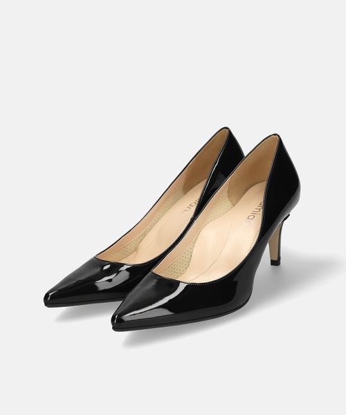 「MAMIAN」 パンプス 22.5cm シルバー レディース_画像9