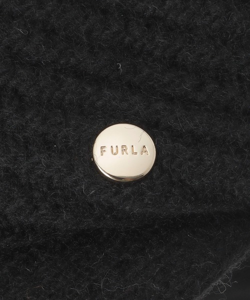 「FURLA」 キャスケット M ブラック レディース_画像7