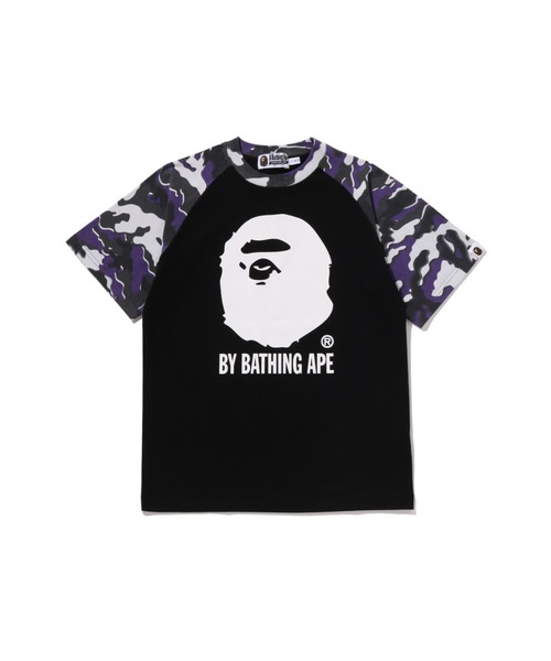 tシャツ GLITCH WOODLAND CAMO BY BATHING APE TEE キッズ 子供服 男の子 女の子の画像