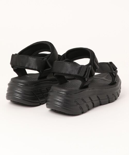「TELIC」 サンダル US6 ブラック メンズ_画像2