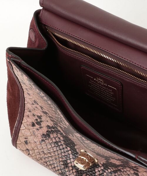 「COACH」 2WAYバッグ - レッド レディースの画像