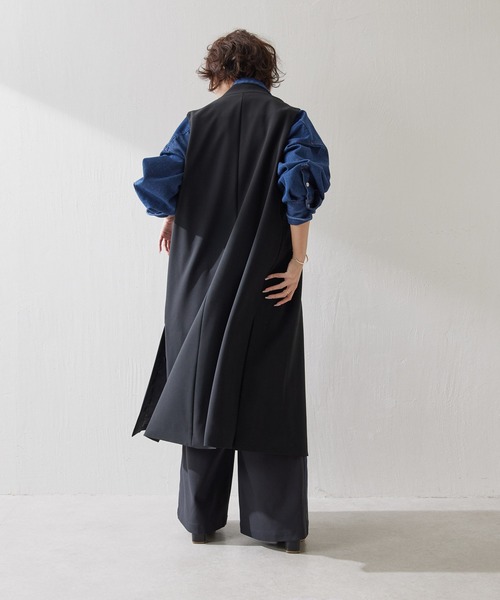 「ear PAPILLONNER」 「SUMI STYLE」長袖シャツ FREE インディゴブルー レディースの画像