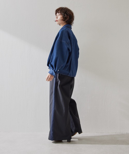 「ear PAPILLONNER」 「SUMI STYLE」長袖シャツ FREE インディゴブルー レディースの画像