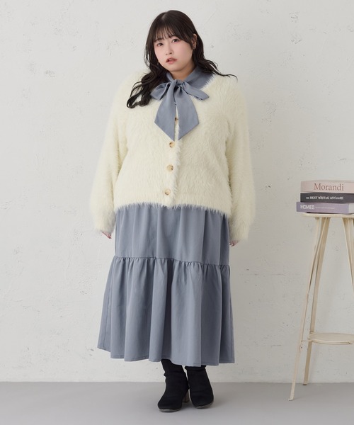 「Louiosy」 カーディガン X-LARGE ダークグリーン レディース_画像5