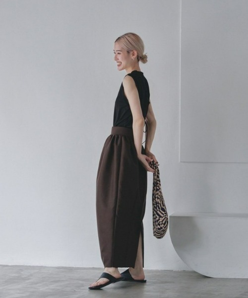 「TODAYFUL」 ロングスカート 38inch ブラック レディースの画像